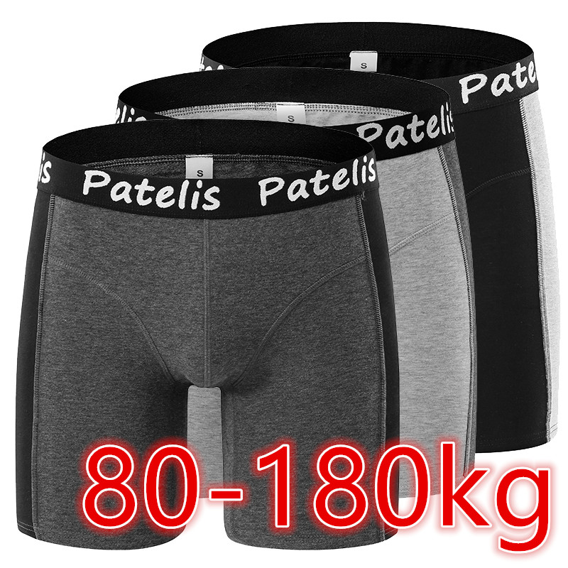 Boxer Brief Pack Cotton - Men Boxers Plus Size Underwear for