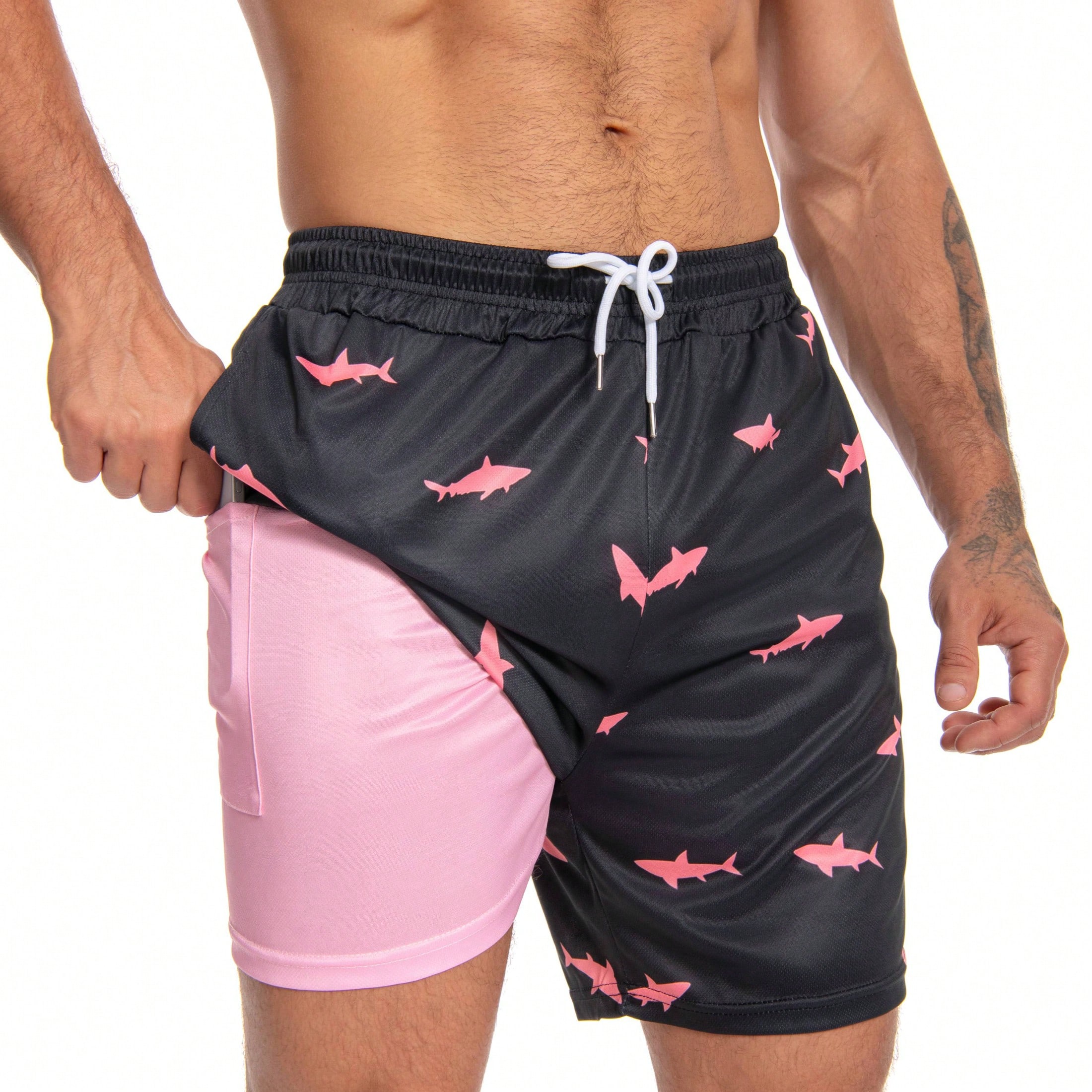 Trunk Breathable Men - Mens Swim Trunks With Compression Stretch