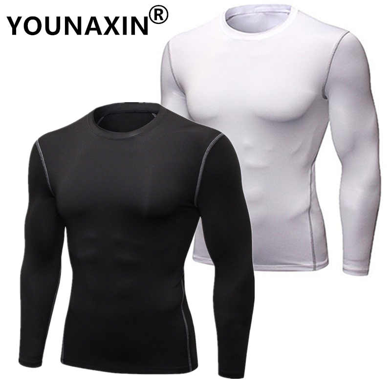 Base Layer Top - Men's Running Sports Long Sleeves T-Shirts
