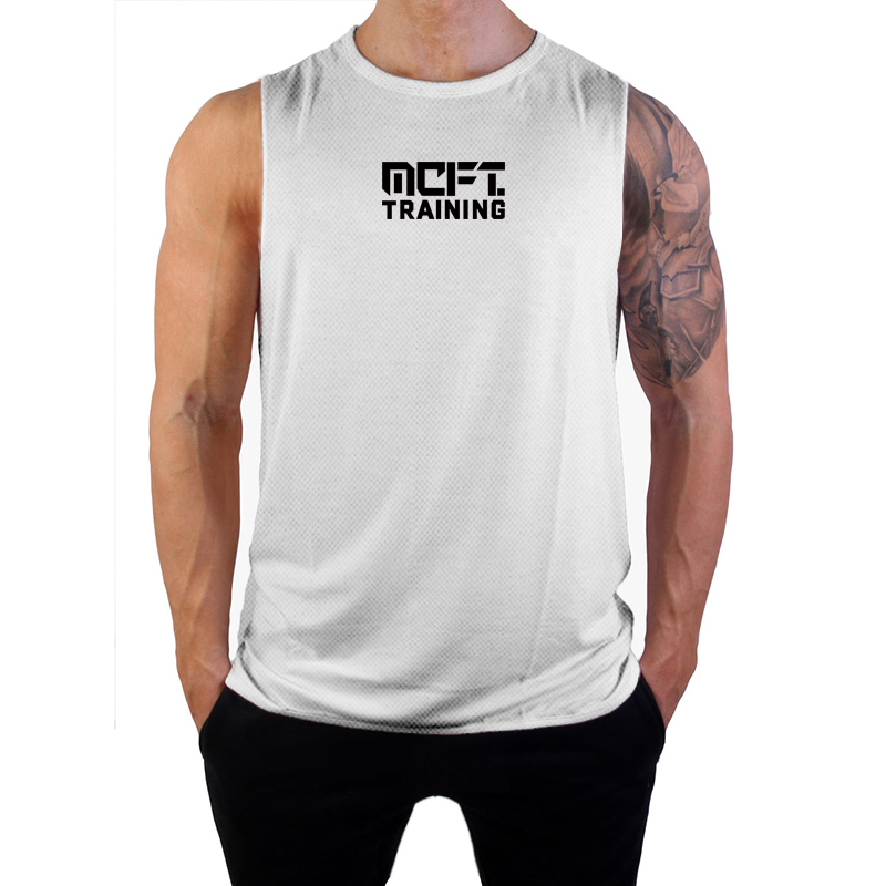 Sleeveless Undershirt - Summer Mesh Gym Tank Top Men