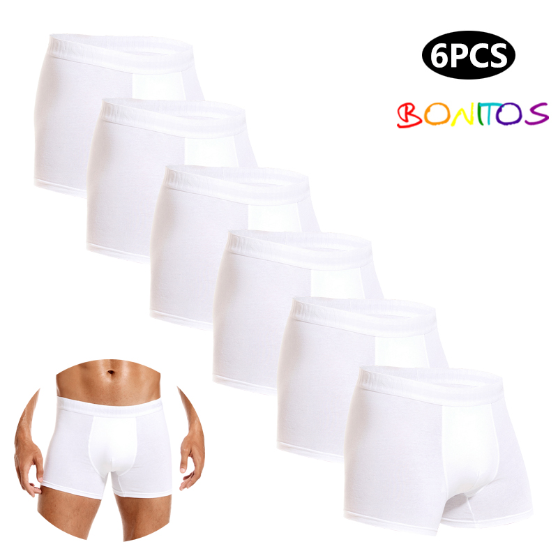 6pcs White Men Panties Cotton  - Multi Pack Underwear recensione e prezzo