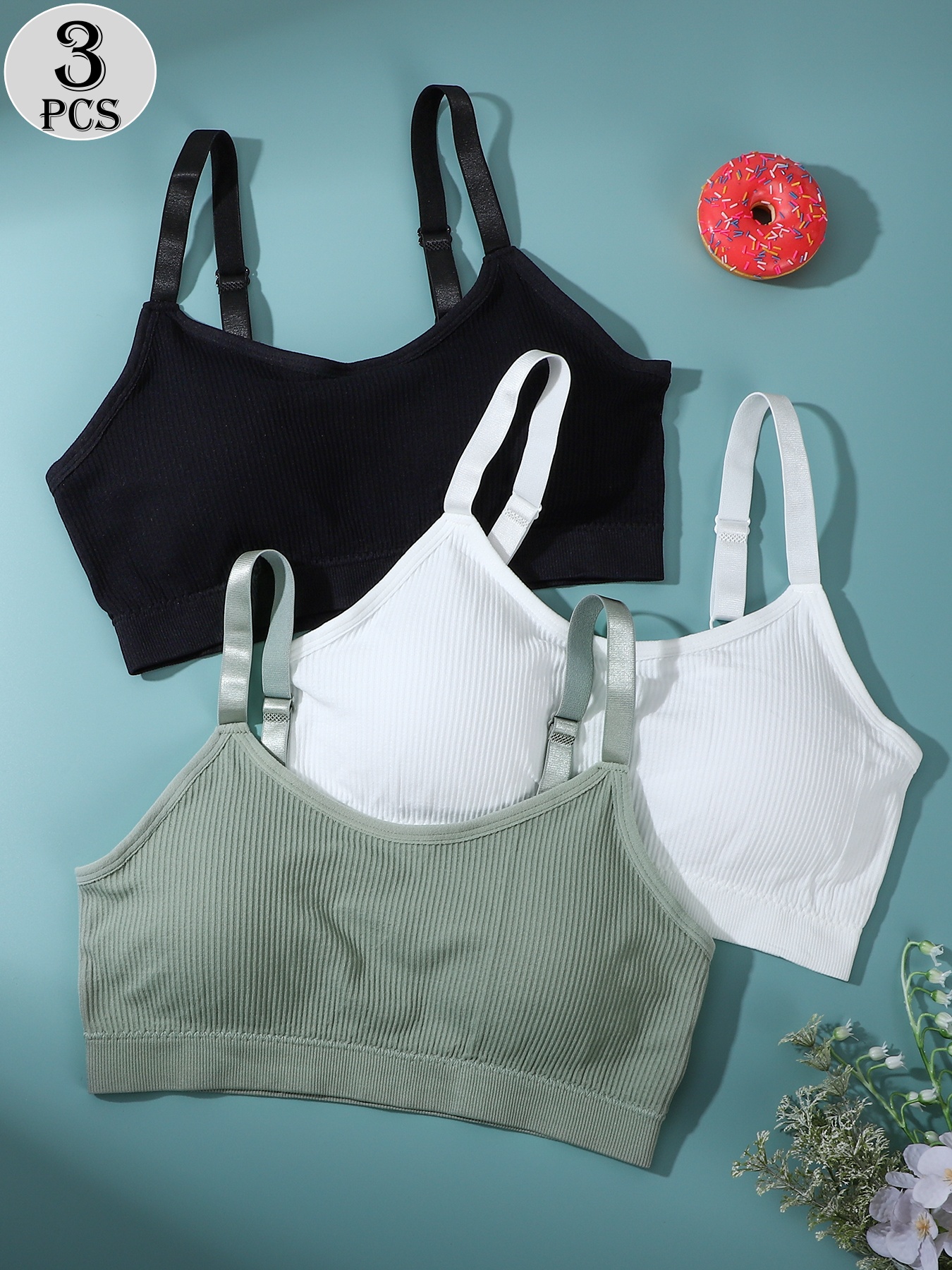 3-Pack - Women's Sports Bra -  - Multi Pack Underwear recensione e prezzo