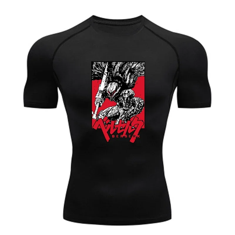 Sportswear for Men Gym Anime B - T Shirt Tight Fit recensione e prezzo
