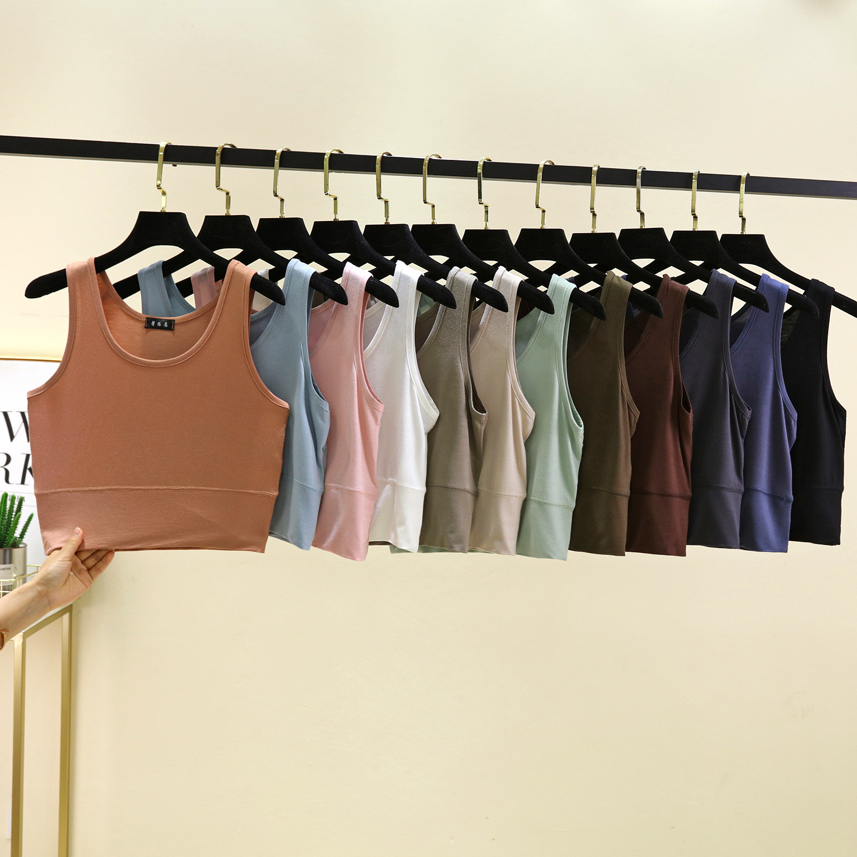 Modal O Neck cropped top Elast - Sleeveless Undershirt recensione e prezzo