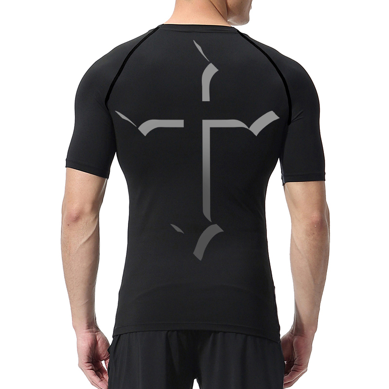 Cross Print Compression Shirt  - Base Layer Top recensione e prezzo