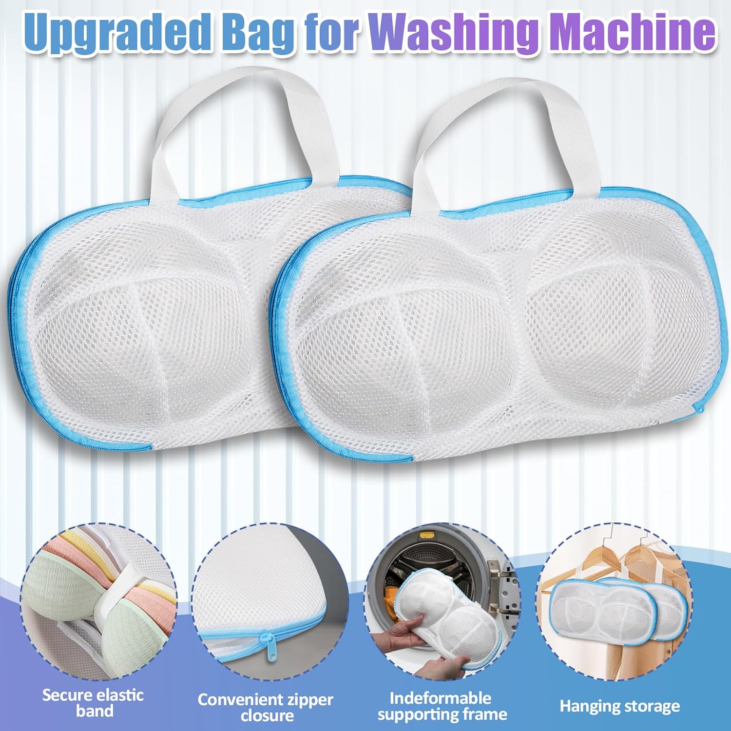 2-Pack Bra Wash Bags- Non-Defo - Multi Pack Underwear recensione e prezzo