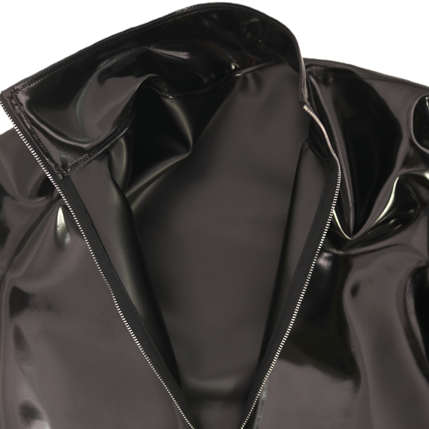 Sexy Men PVC Glossy Shiny Long - T Shirt Tight Fit recensione e prezzo