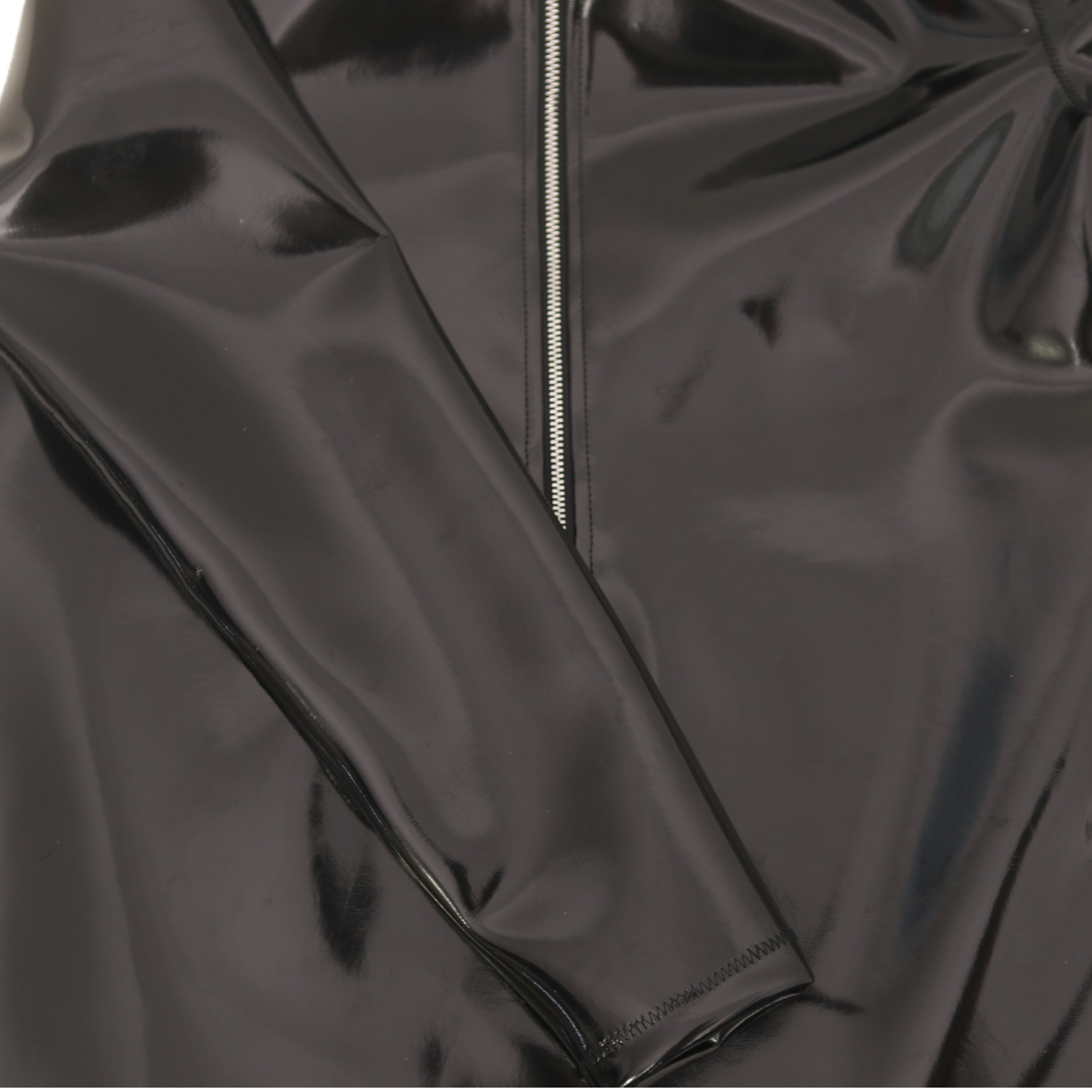 Sexy Men PVC Glossy Shiny Long - T Shirt Tight Fit recensione e prezzo