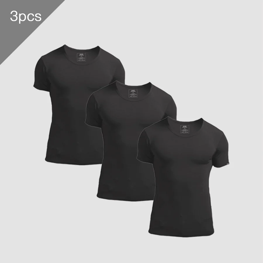 3PCS Men's Summer Short Sleeve - Undershirt Crew Neck recensione e prezzo