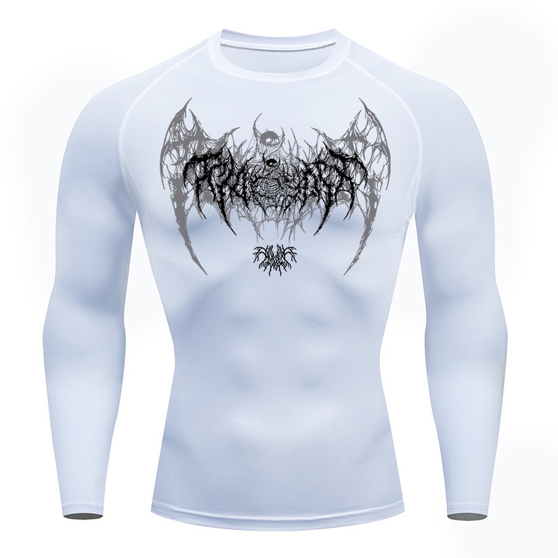Skull Wings Print Long Sleeve  - Base Layer Top recensione e prezzo