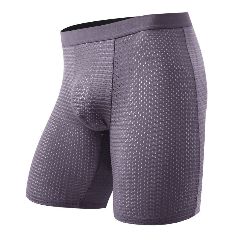 Men's Boxers Shorts Ice Silk M - Long Leg Trunk Men recensione e prezzo