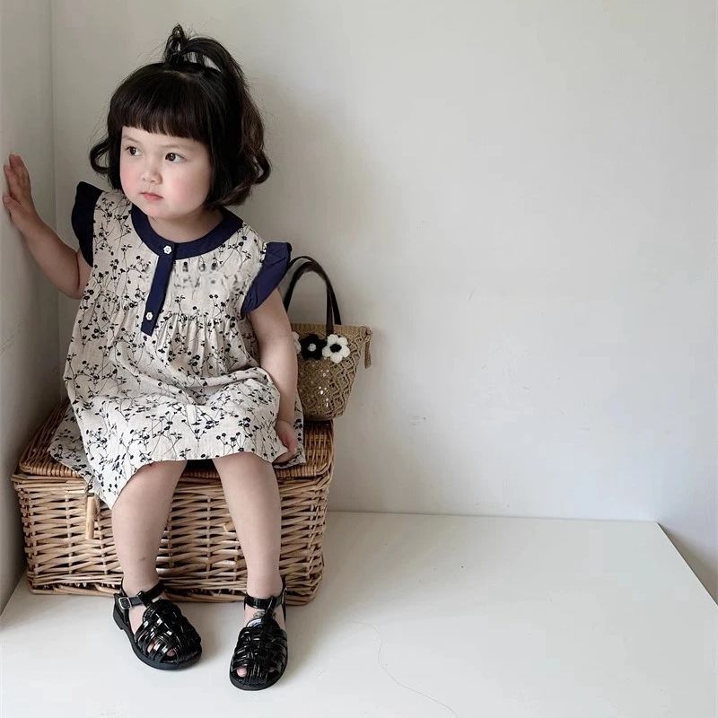 Girls summer floral dress 2024 - Undershirt Crew Neck recensione e prezzo