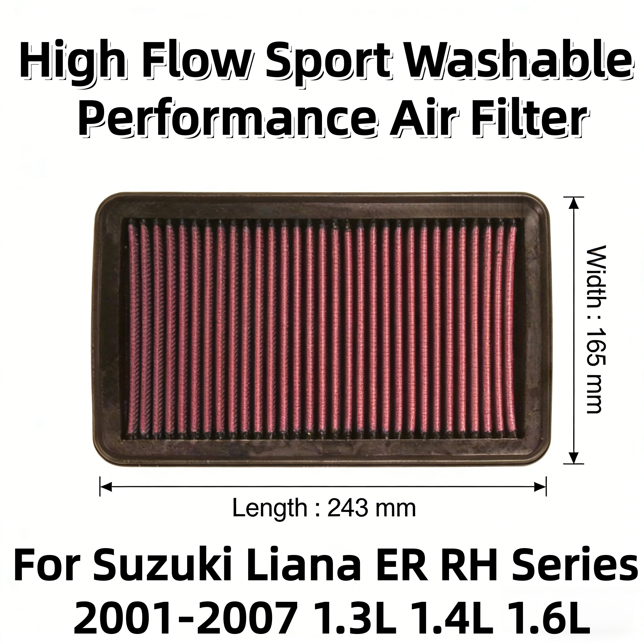 For Suzuki Liana ER RH Series  - Performance Boxer Sport recensione e prezzo