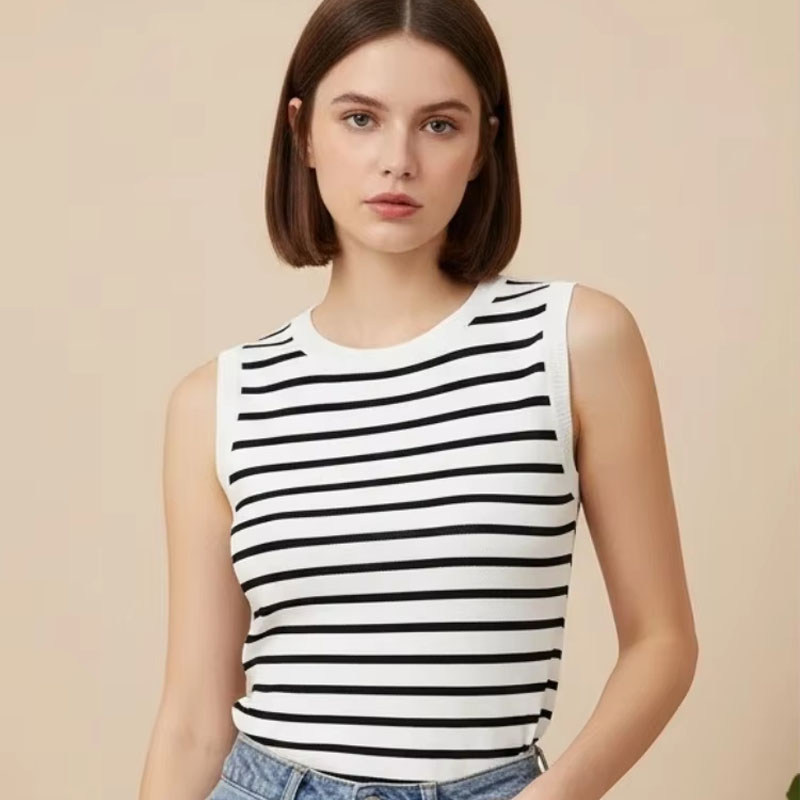 One Size Short Striped Ice Sil - Sleeveless Undershirt recensione e prezzo