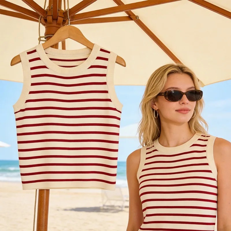 One Size Short Striped Ice Sil - Sleeveless Undershirt recensione e prezzo