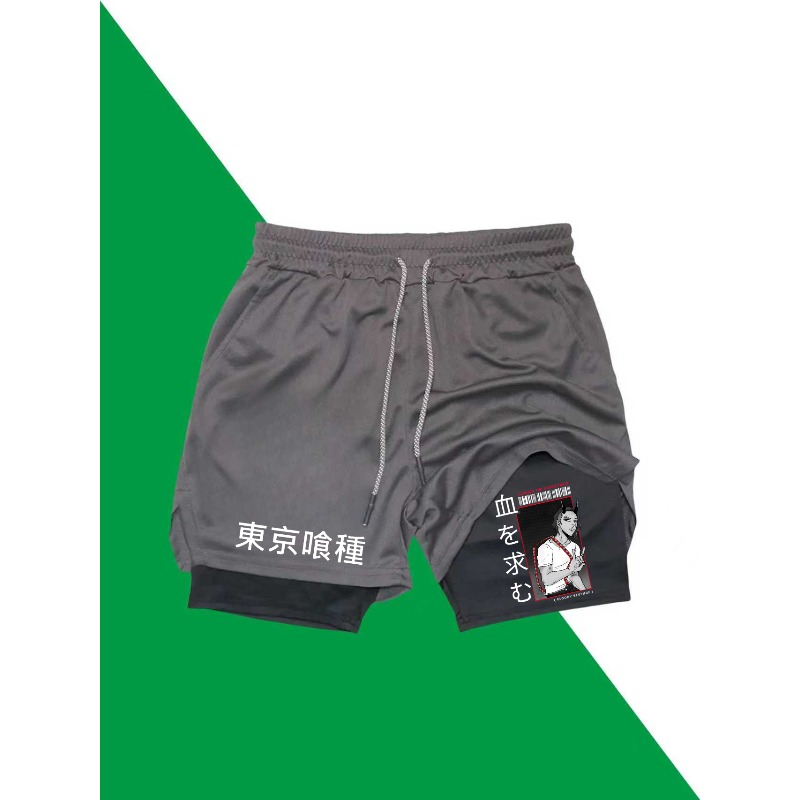 Tokyo Ghoul Print 2in1 Running - Compression Shorts Athletes recensione e prezzo