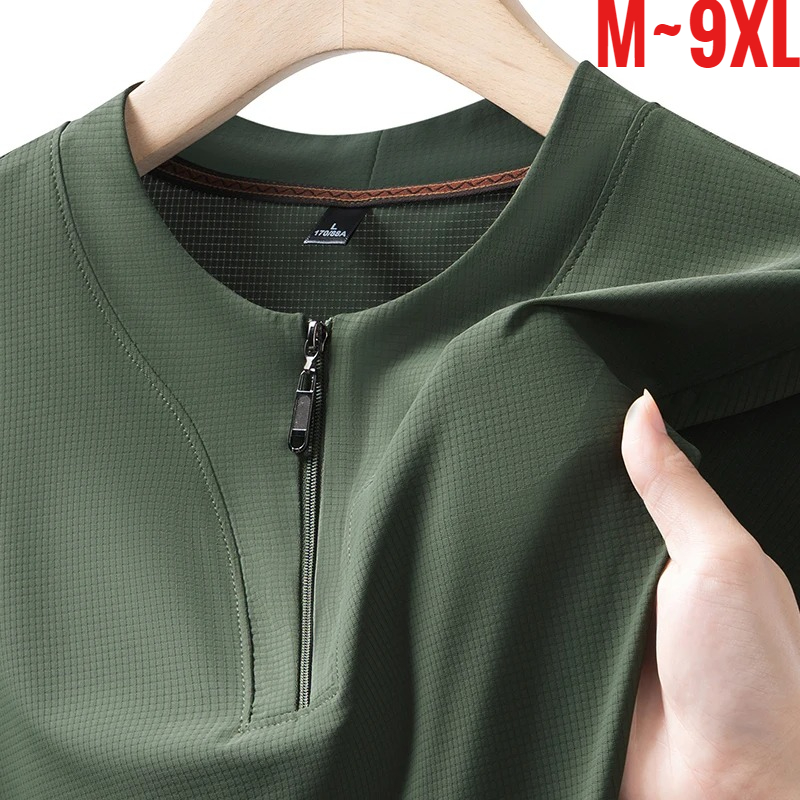 Big Size 9XL Men's Ice Silk He - T Shirt Tight Fit recensione e prezzo