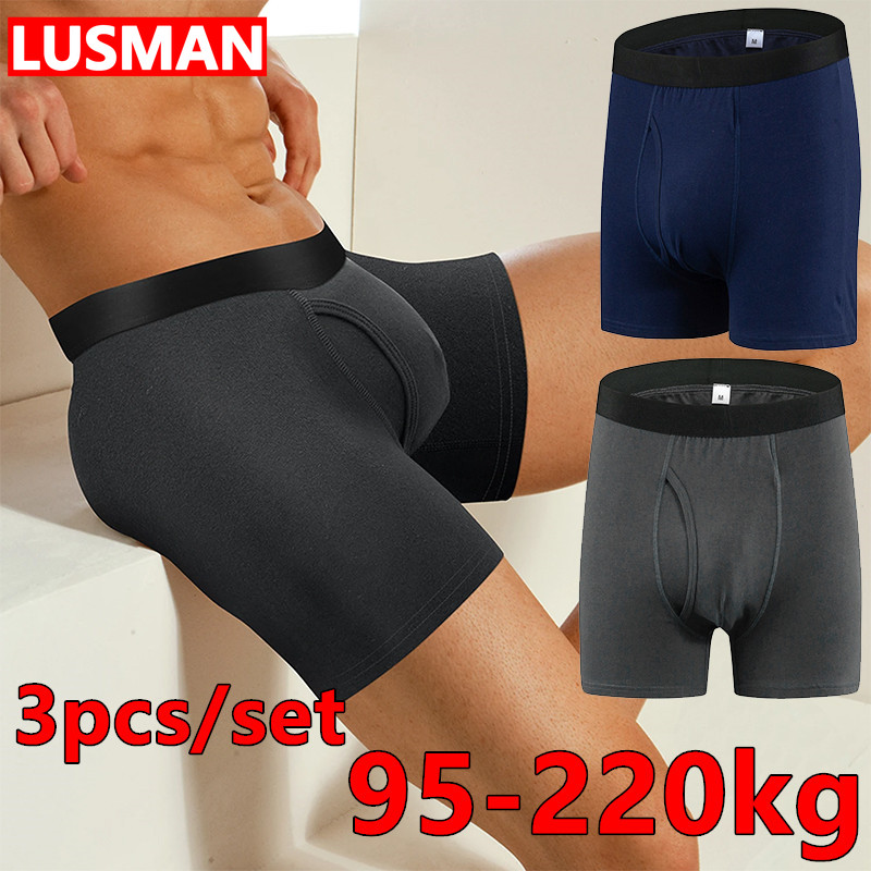 3pcs Men's Cotton Underwear Bo - Boxer Brief Pack Cotton recensione e prezzo