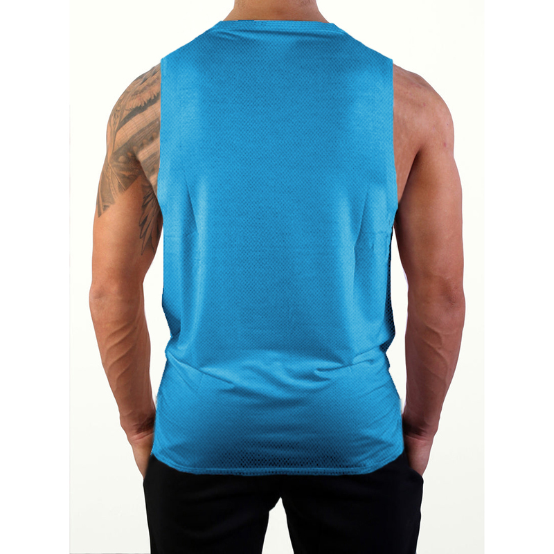 Summer Mesh Gym Tank Top Men L - Sleeveless Undershirt recensione e prezzo