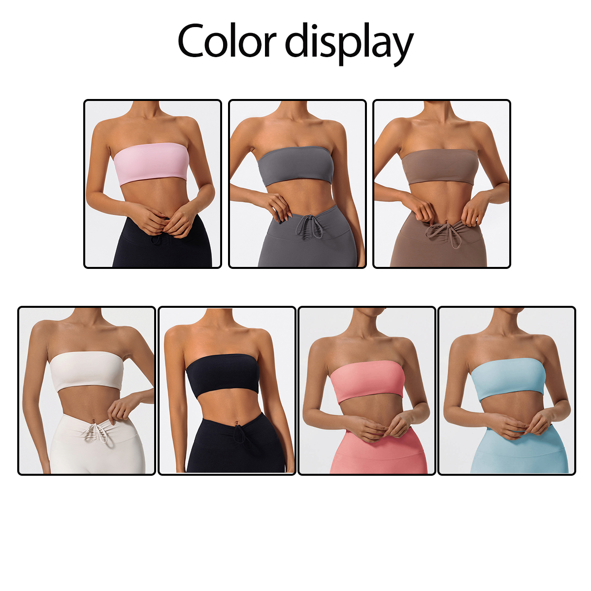 Strapless Sports Bra Gym Crop  - Quick Dry Underwear recensione e prezzo
